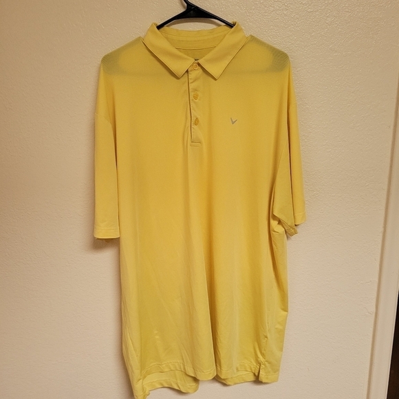 Callaway Light Weight Yellow Polo - Picture 1 of 4